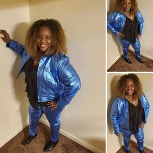 Shinny Star Blue 2 piece outfit 💙  by Ashley Stewart's